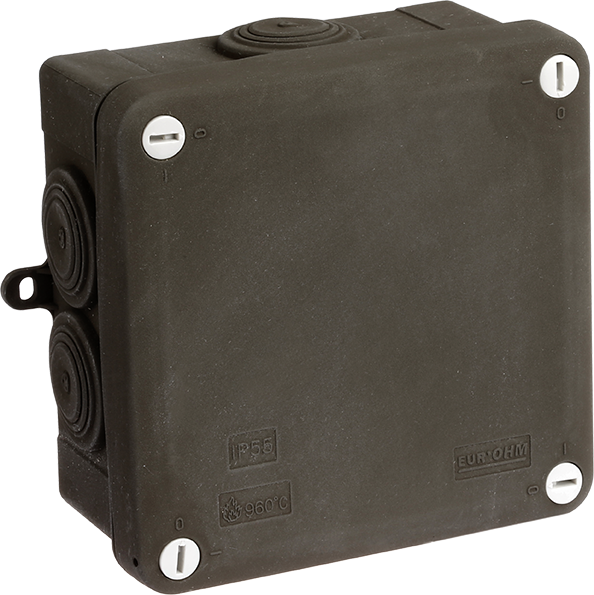 Boite IP55 faradisée 100x100x55mm - 960° - 7 entrées - SUM'OHM image