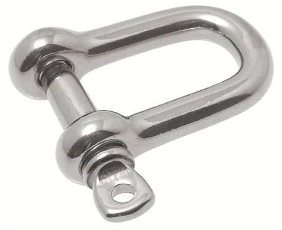 Manille droite forgée - Inox A4 image
