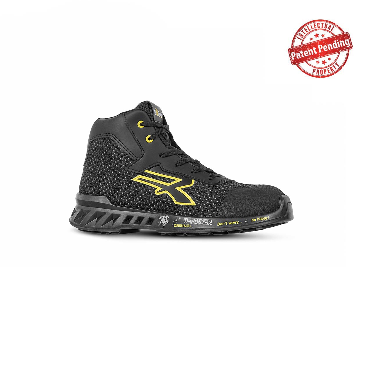 Chaussures de sécurité hautes JOE ESD S3 CI SRC - Noir/Jaune image