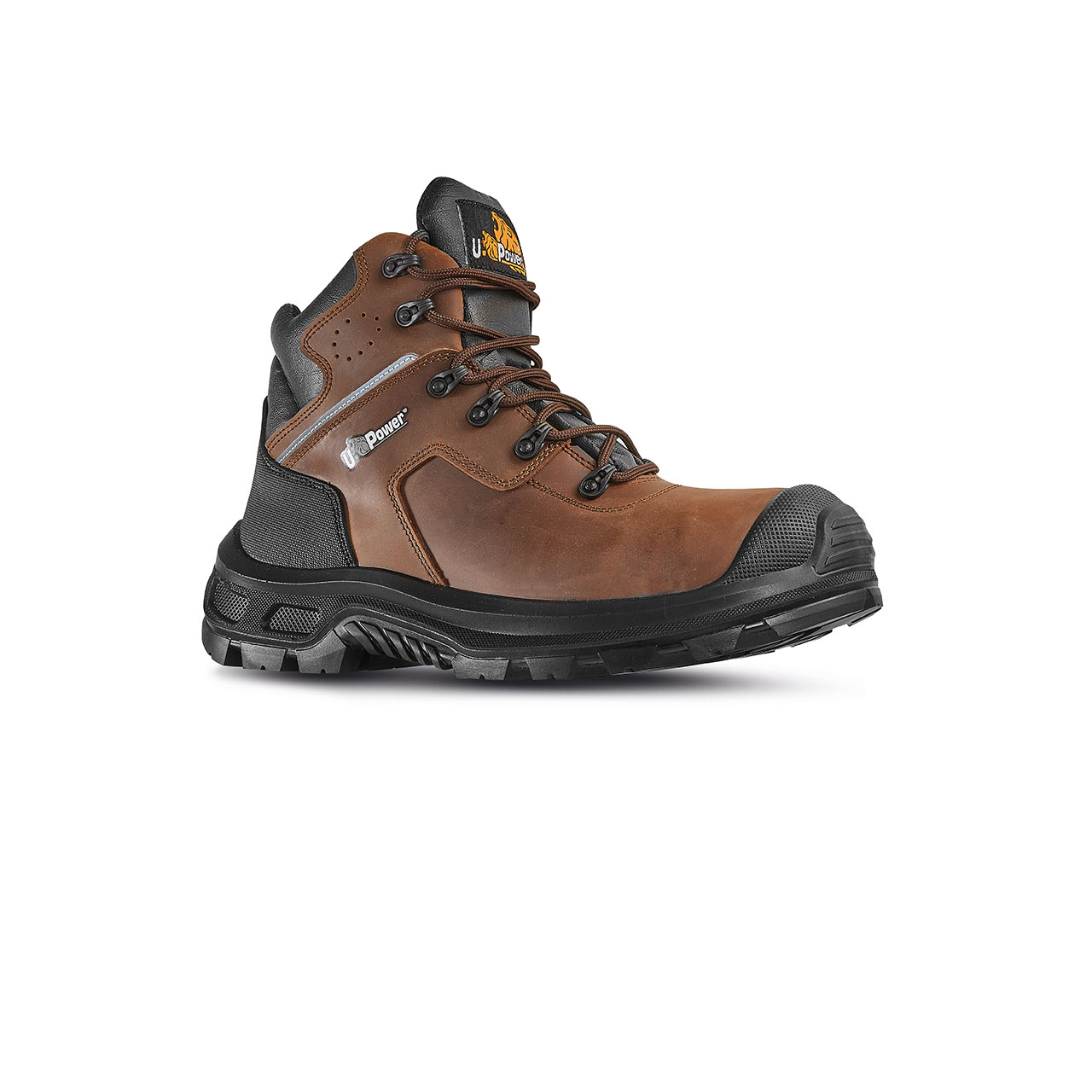 Chaussures de sécurité hautes HELSINKI UK ESD S3 CI SRC - Marron image
