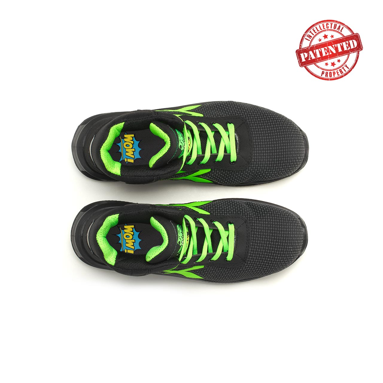 Chaussures de sécurité hautes HARD ESD S3 CI SRC - Noir/Vert image