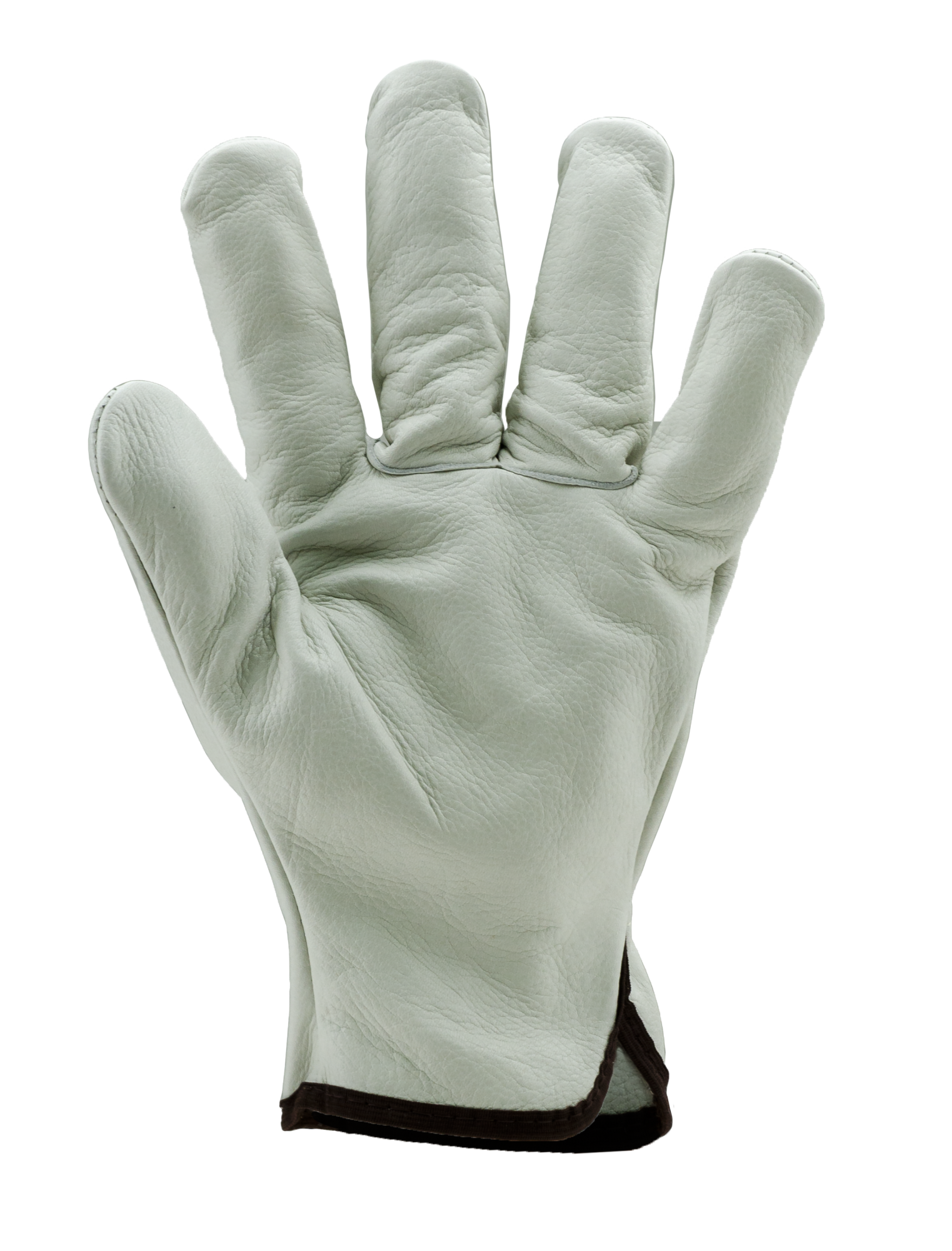 Lot de 12 paires de gants Manutention maîtrise tout fleur vachette sup beige image