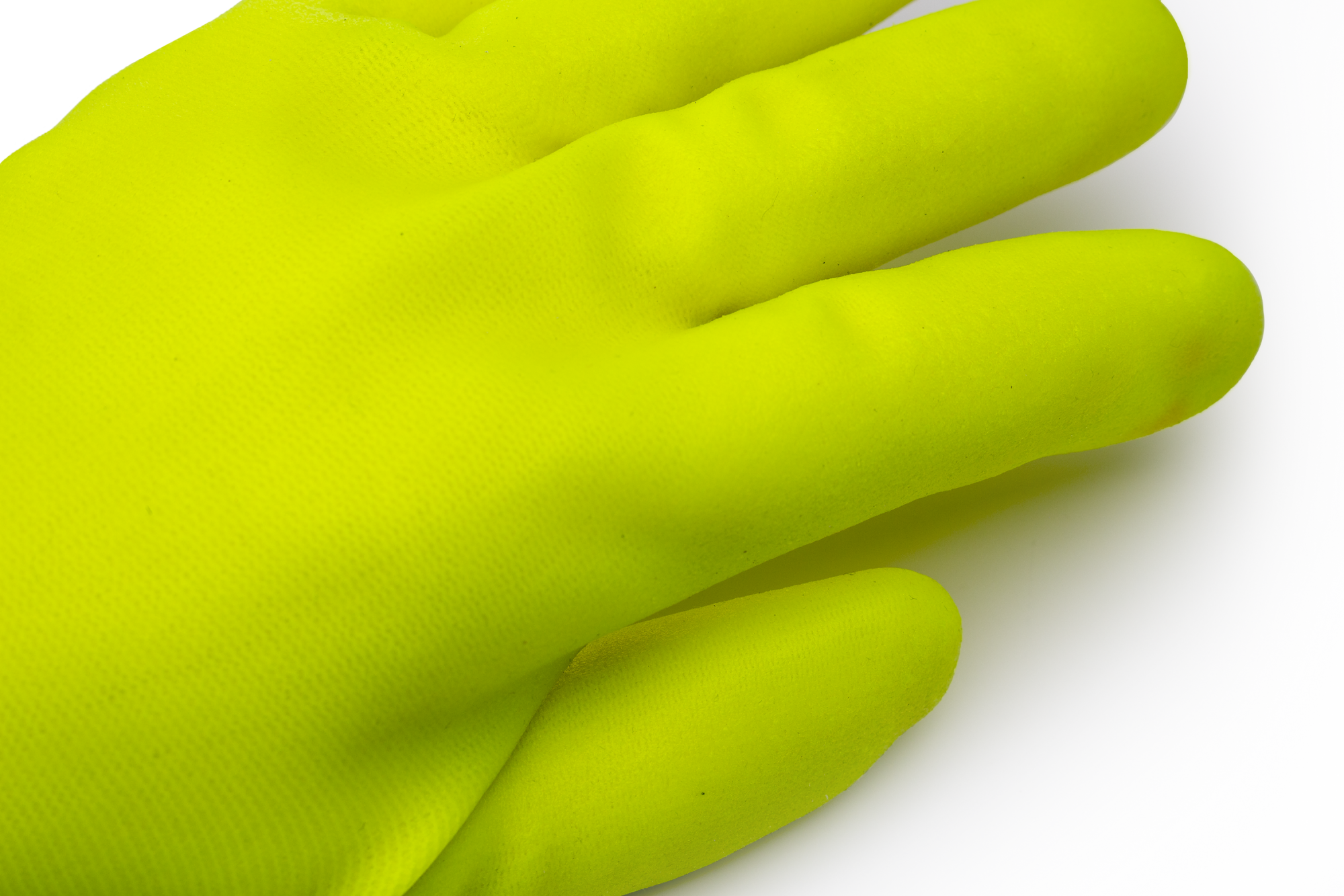 Lot de 6 paires de gants EUROWINTER F110 - Tricot sans couture à base de nylon - Enduction totale en PVC jaune - coupe droite image