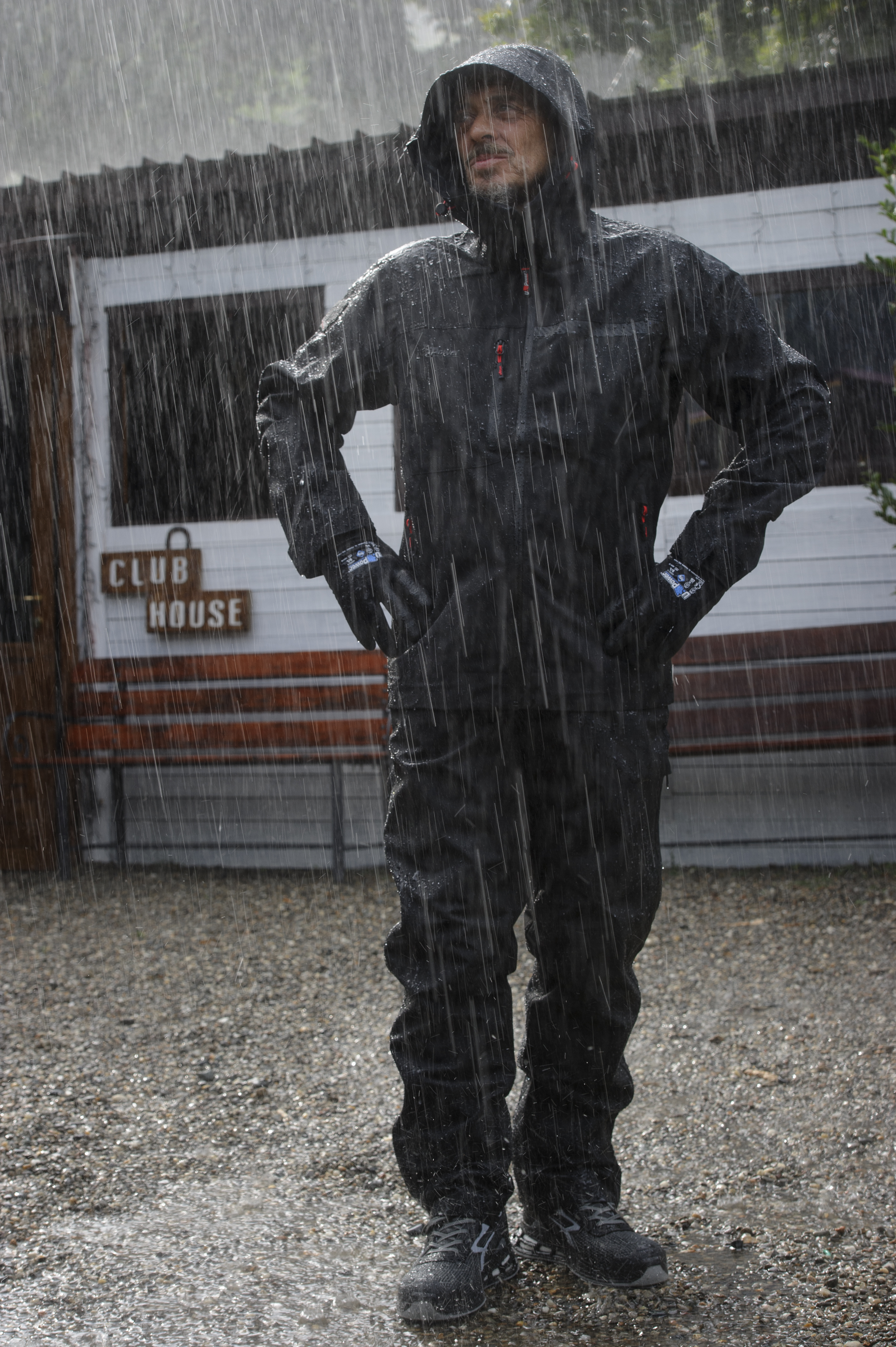 Pantalon de travail imperméable BIOKO - Noir image