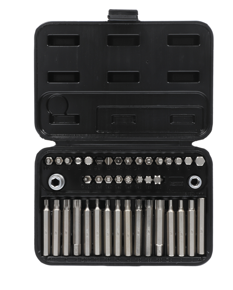 Coffret de 42 Embout de vissages, 30 mm - 75 mm - Entraînement 10 mm image