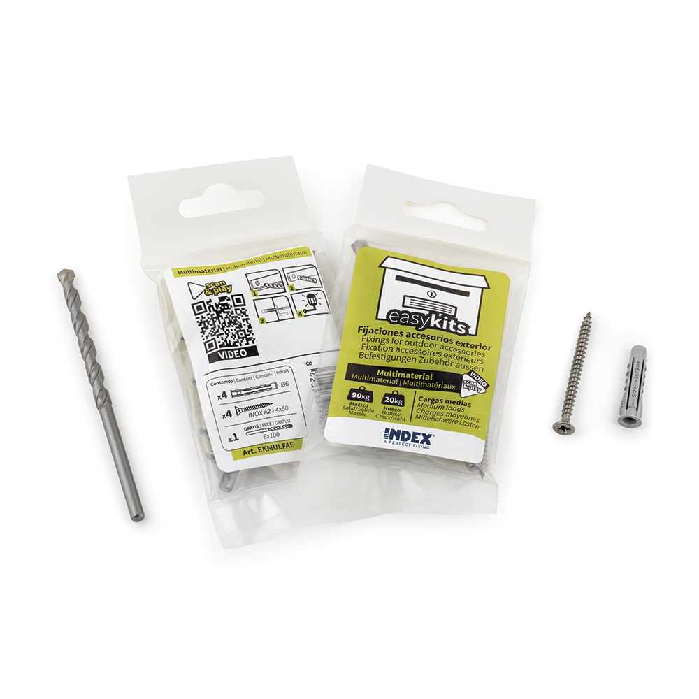 Boite de 12 - Fixations accessoires extérieurs pour clôtures image