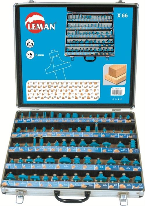 Coffret 66 mèches de défonceuses Classic image