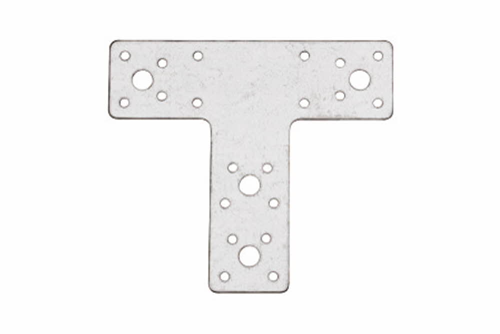 Platines pour connecteurs bois Pré-galvanisé - en "T" - Atlantis C3-M image