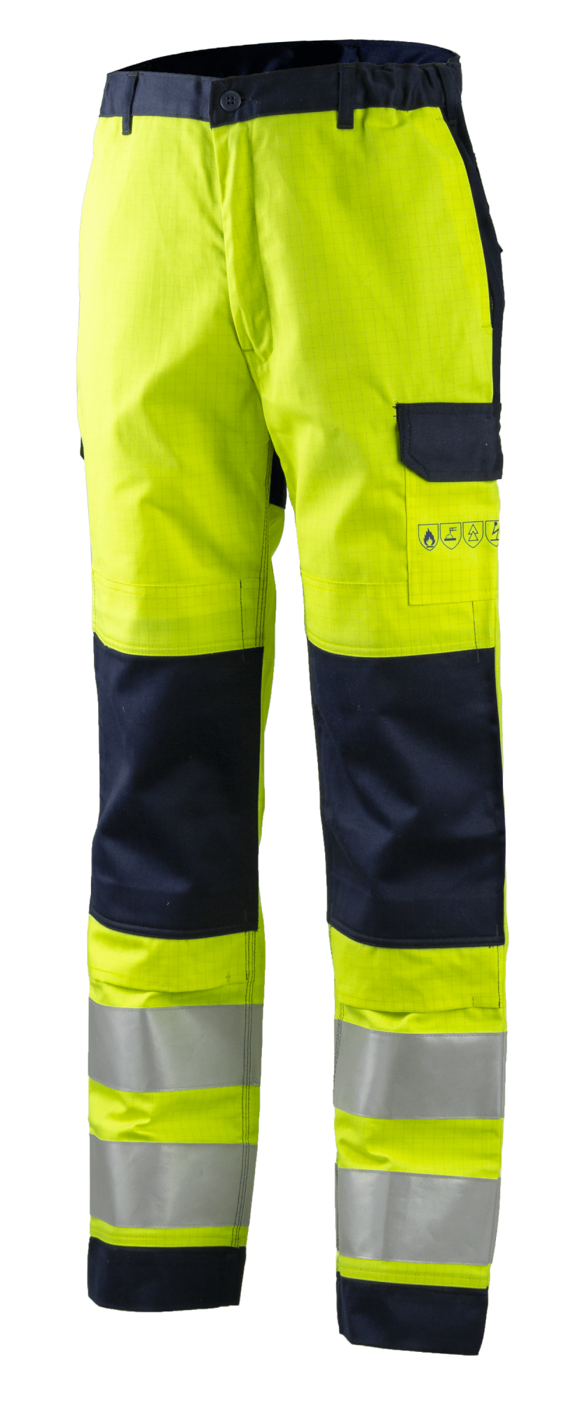 Pantalon de travail haute visibilité THOR - Jaune Fluo image