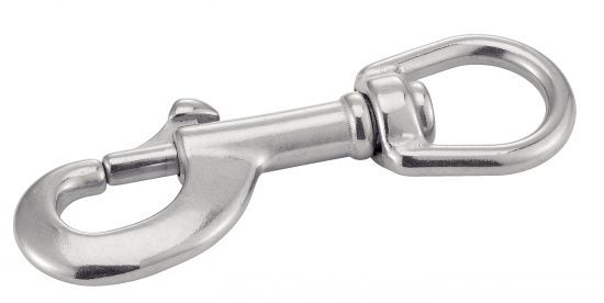(Lot de 5) Mousqueton à targette avec Emerillon - Inox A4 image