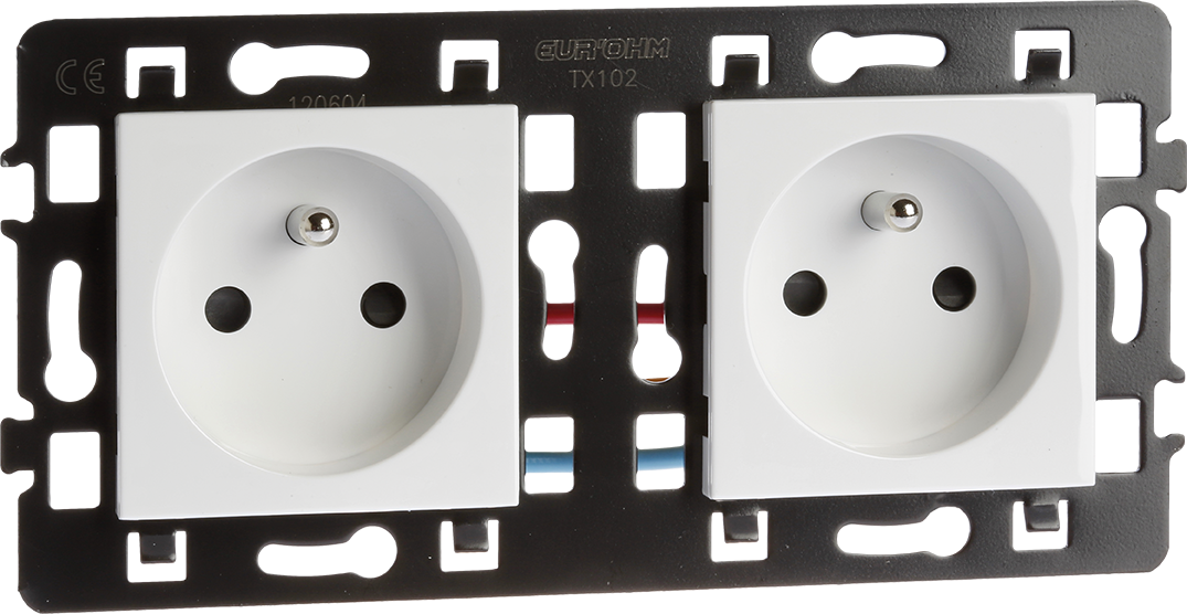 Prise précablée monobloc 2P+T - ESPRIT image