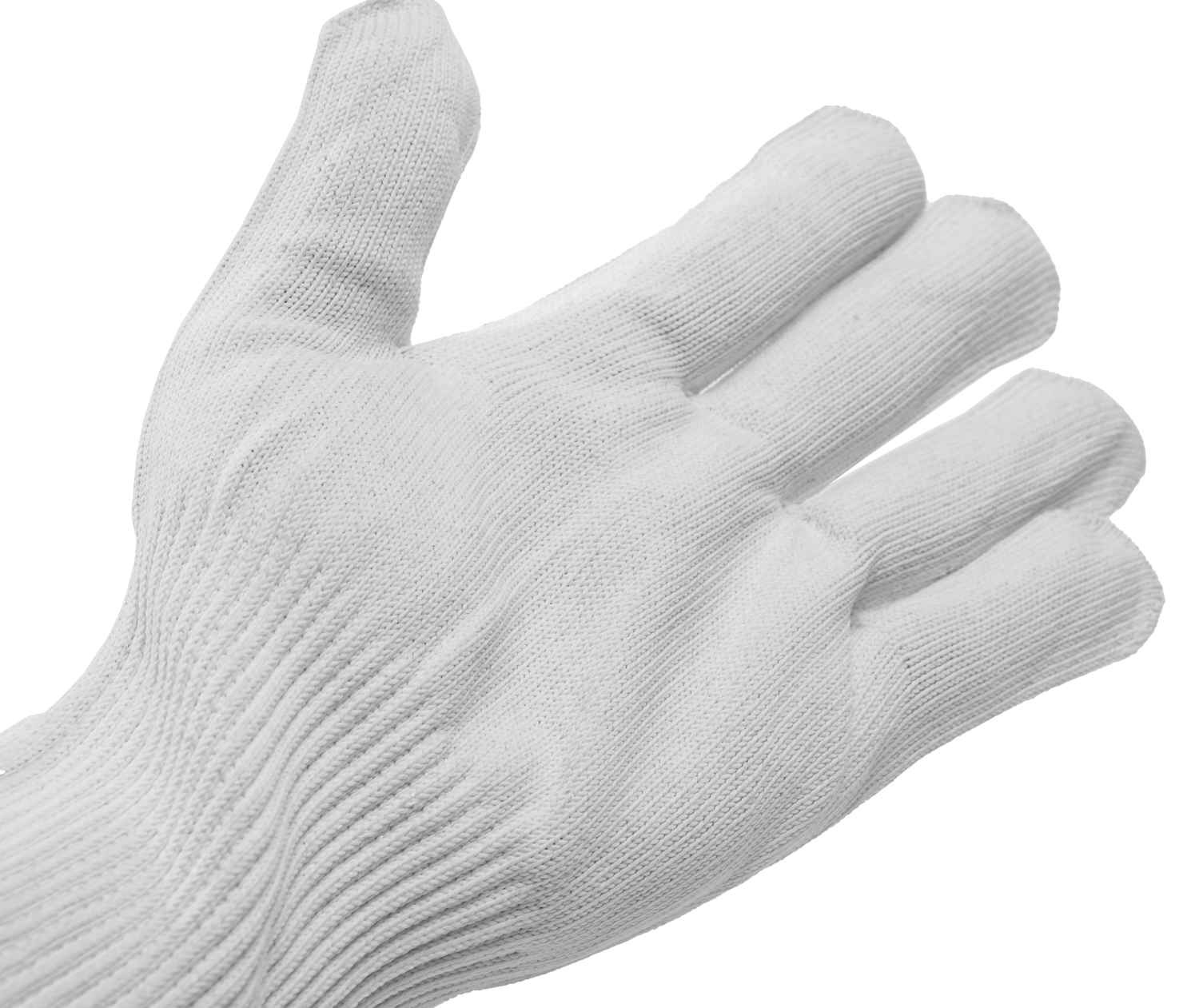 Lot de 10 paires de gants de travail EUROCUT FOOD tricot blanc - Cut E image