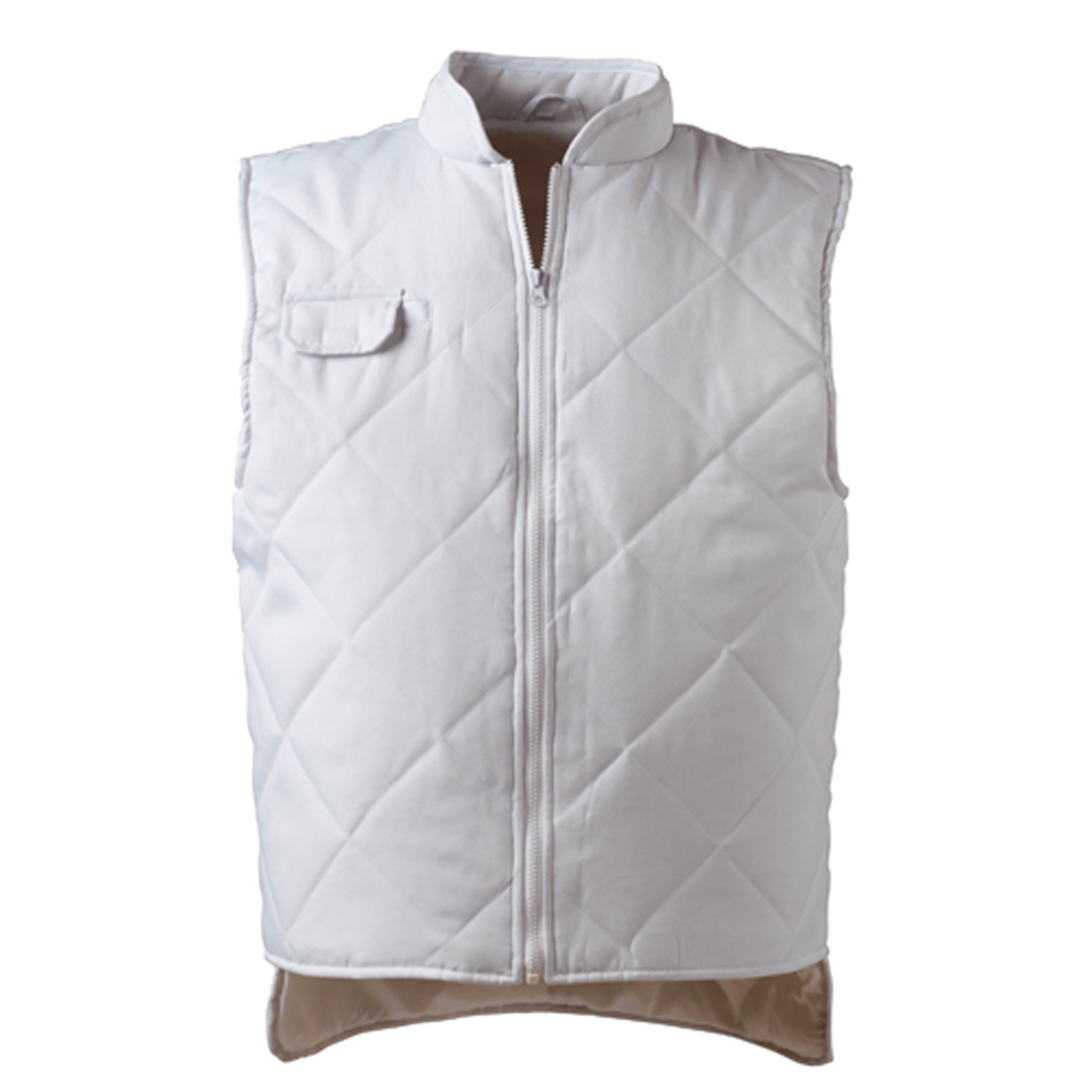 Gilet matelassé de travail sans manche ALBATROS - Blanc image
