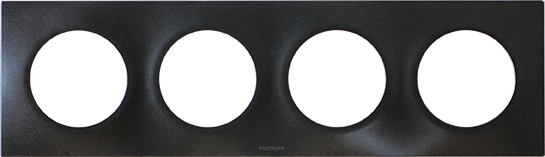 Plaques de finition polycarbonate - Anthracite - SQUARE image