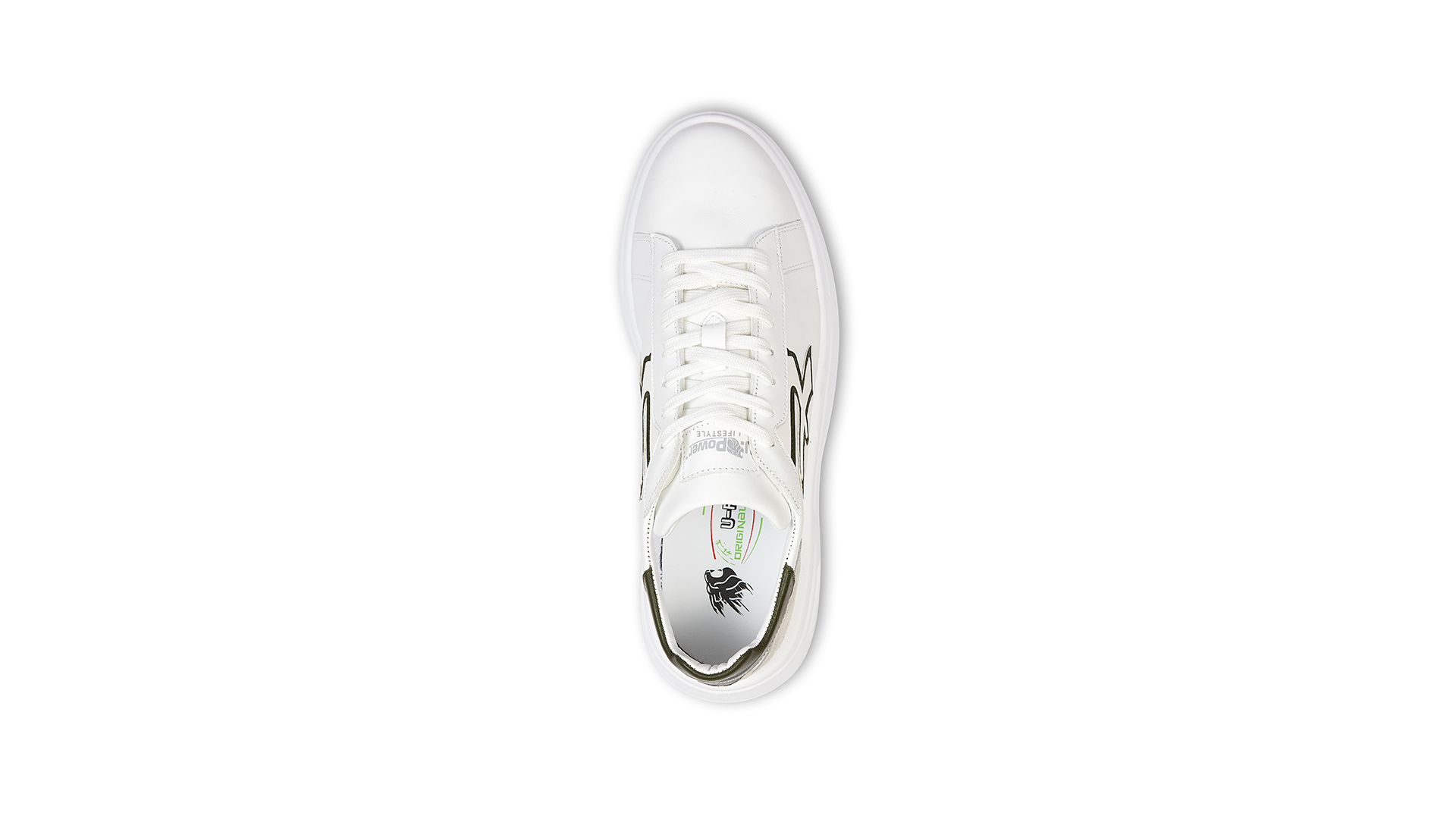 Baskets de travail non coqués basses SNAKE OB SR - Blanc/Vert/Beige image