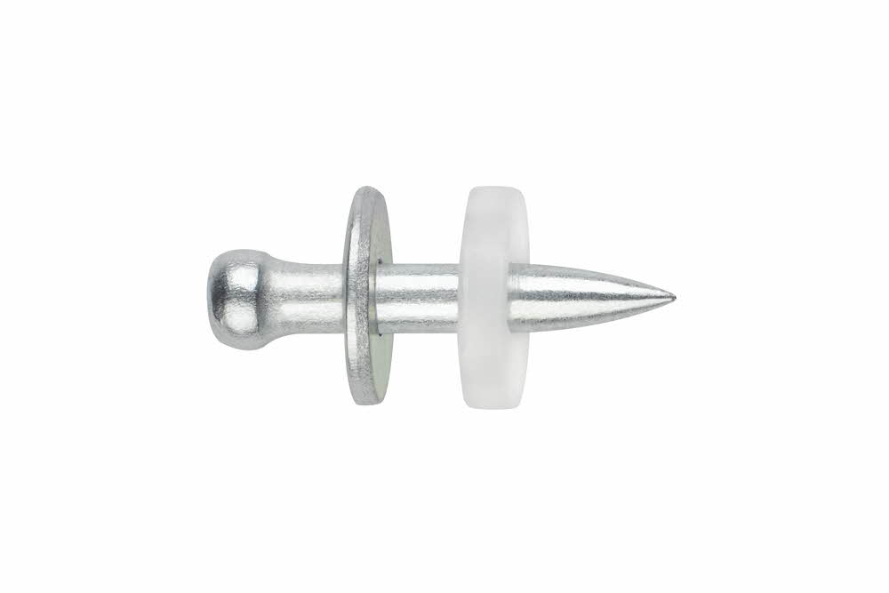Boite de 100 - Standards avec rondelle double métallique + plastique 12 mm pour pistolet FP12 - Zingué image