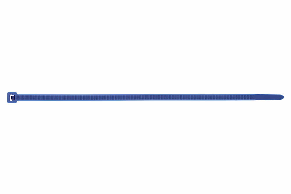 Boite de 100 - Collier de serrage - Couleurs Bleu - Nylon image