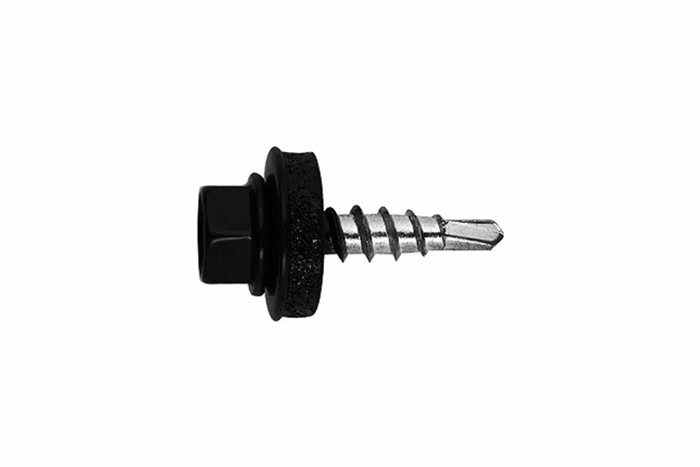 Boite de 250 - Vis autoperceuse acier-bois RAL 9011 - Noir image