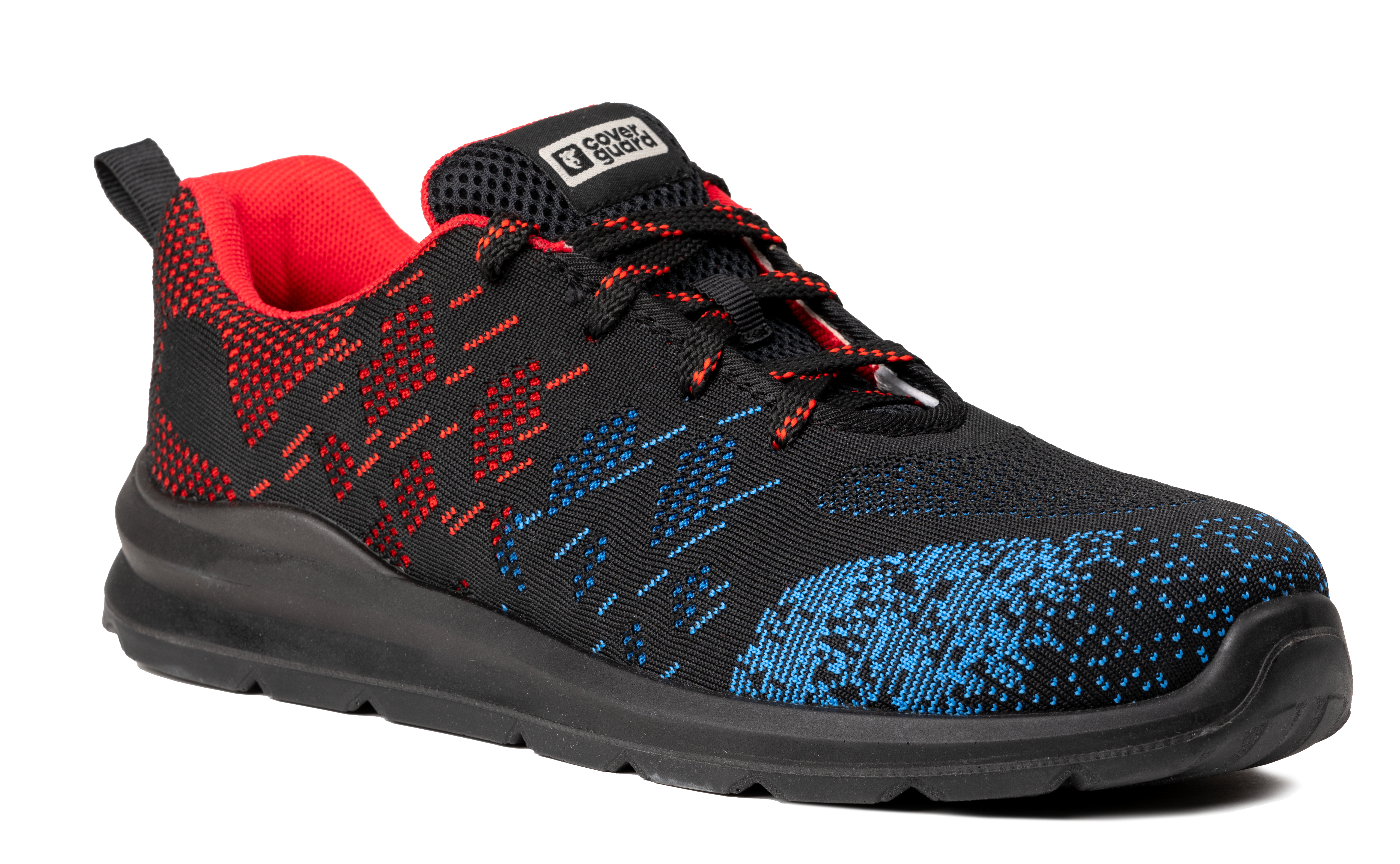 Chaussures de sécurité basses OTAVITE S1P - Noir/Rouge/Bleu image