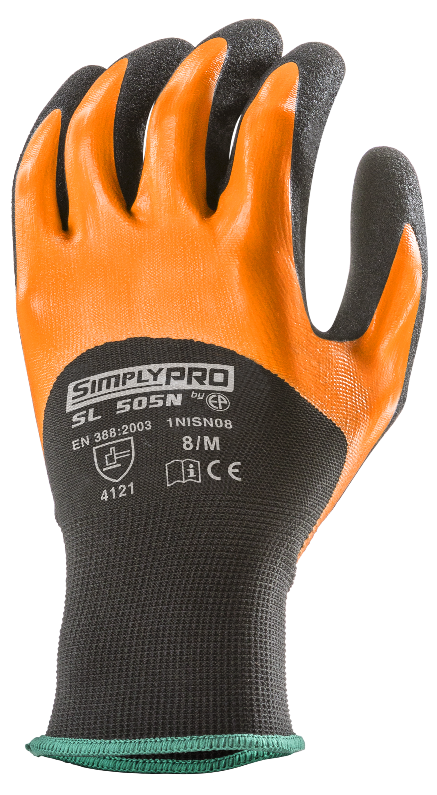 Lot de 10 paires de gants Manutention SIMPLY PRO SL505N end nitrile paume+3/4 dos image