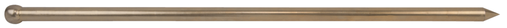 Barres à mine avec pointe et boule BRONZEplus image