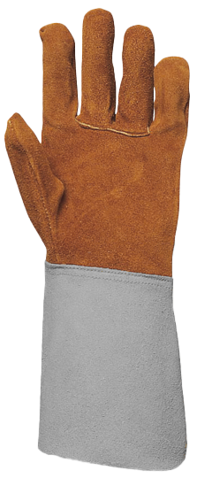Lot de 10 paires de gants soudure EUROWELD 250 TIG CROUTE BOVIN MANCH 15CM 2625 image