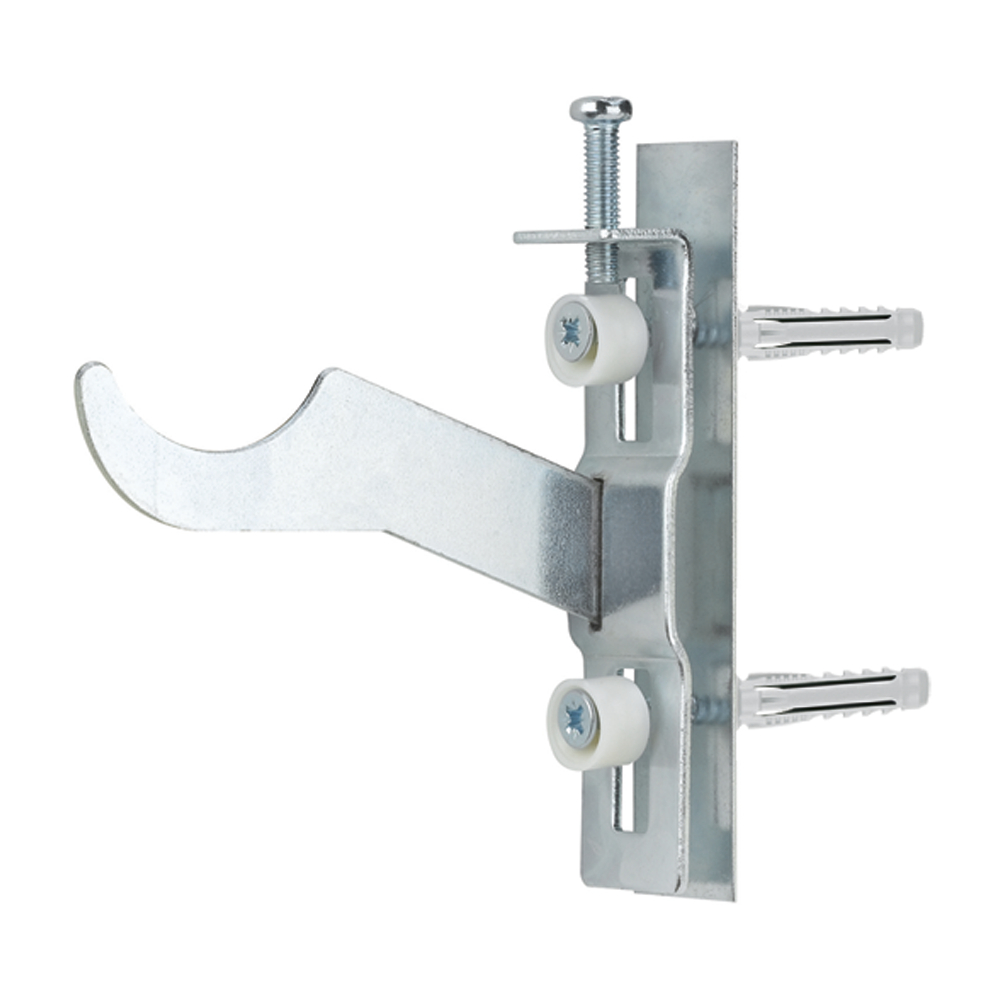 Support ferroli incliné pour radiateurs aluminium - Zingué image