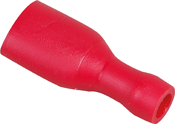 Boite de 50 cosses femelles completement isolées 0,5 à 1,5mm² - Rouge image
