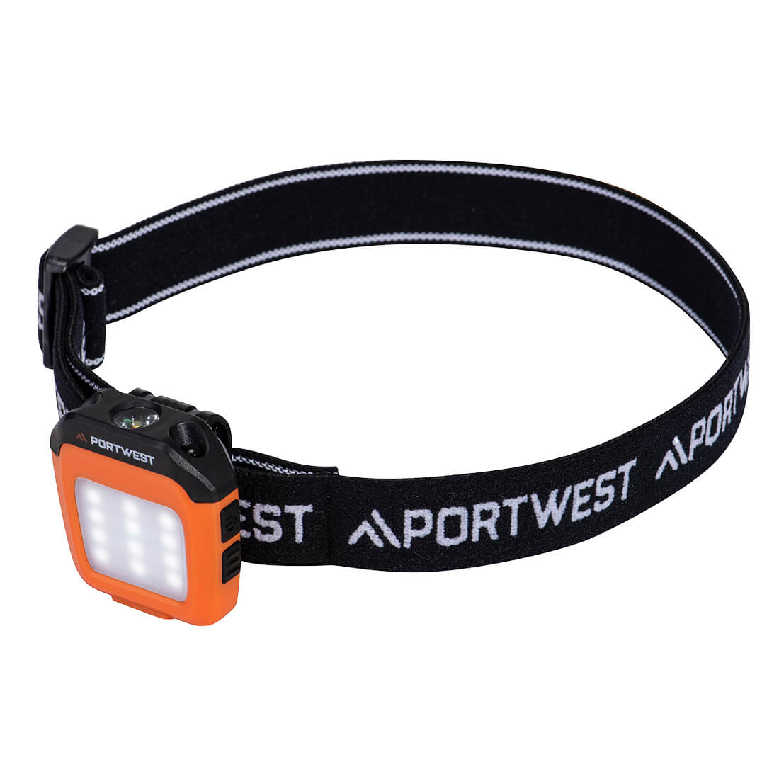 Lampe de casquette LED multifonction rechargeable par USB Orange/Noir image
