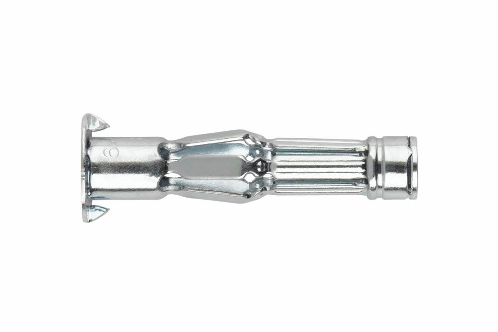 Boite de 100 - Cheville Indemoll pour fixation dans matériaux creux - Sans vis - Zingué image