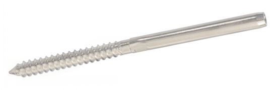 (Lot de 5) Embout à sertir - Filetage bois - Inox A4 image