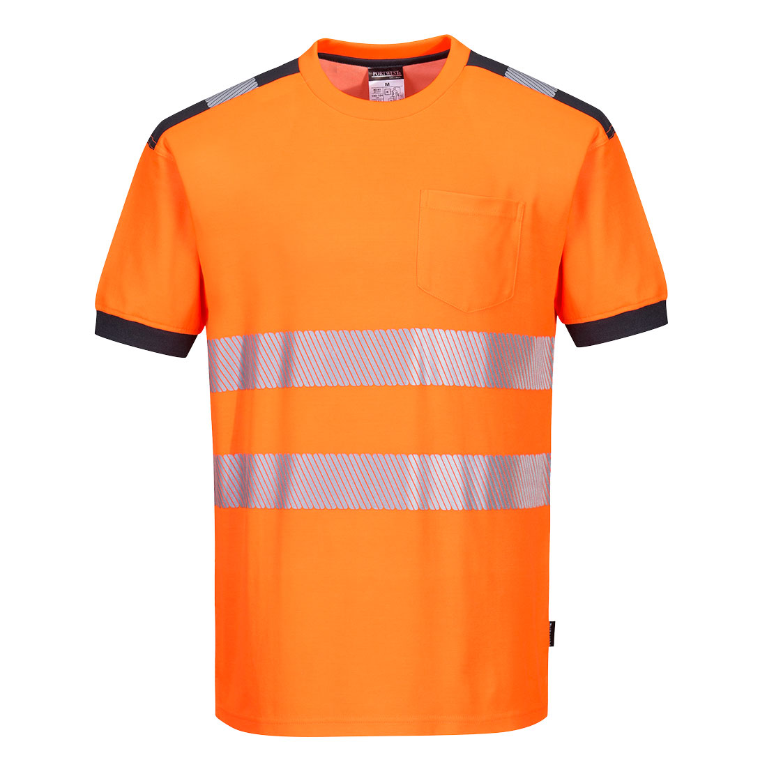 T-Shirt HV PW3 Orange/Gris image