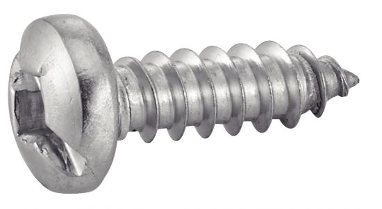 Vis à tole tête cylindrique empreinte carrée fendue - Inox A2 image