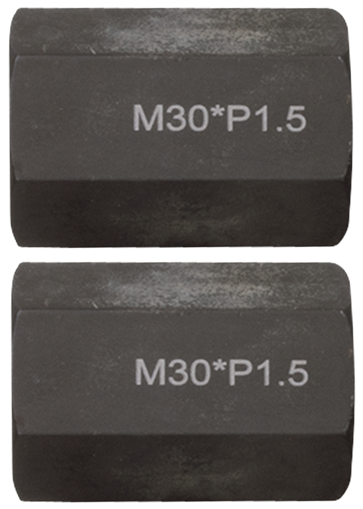 Jeu d'adaptateurs filetés M30x1,5 L=65 mm, 2 pcs image