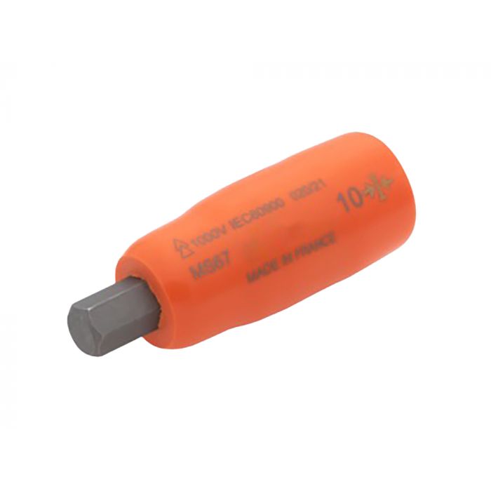 Douille tournevis 1/2'' isolée 1000V, 6 pans, L.48 mm image