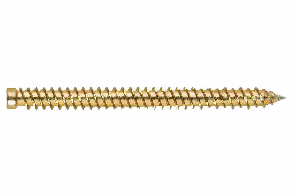 Vis à béton- Tête cylindrique - Empreinte Torx - Zingué image