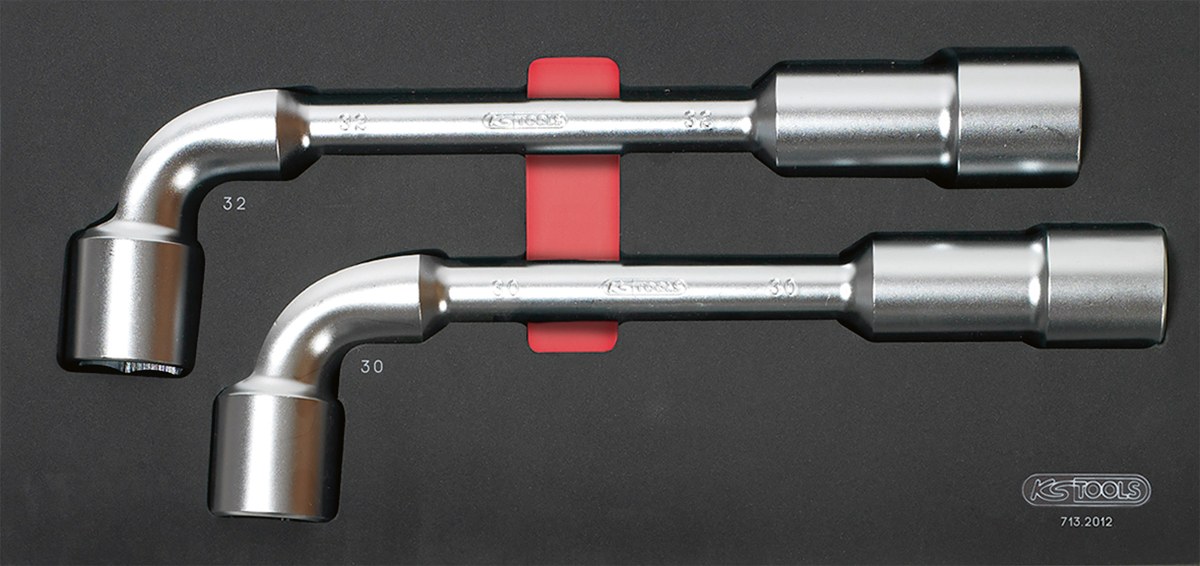 Module de clés à pipe débouchées - 6 pans, 2 pièces image