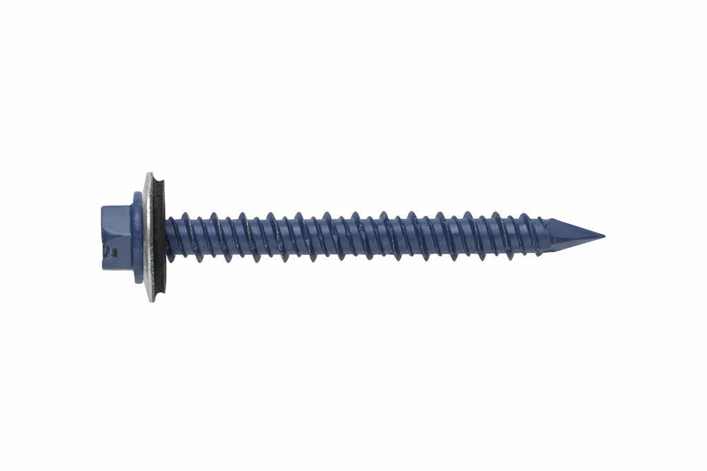 Vis à béton avec rondelle vulcanisée intégrée - Acier EPDM image