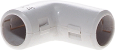 Lot de coudes 90° ouvrables gris pour tubes IRL - IP41 - IRL'OC image