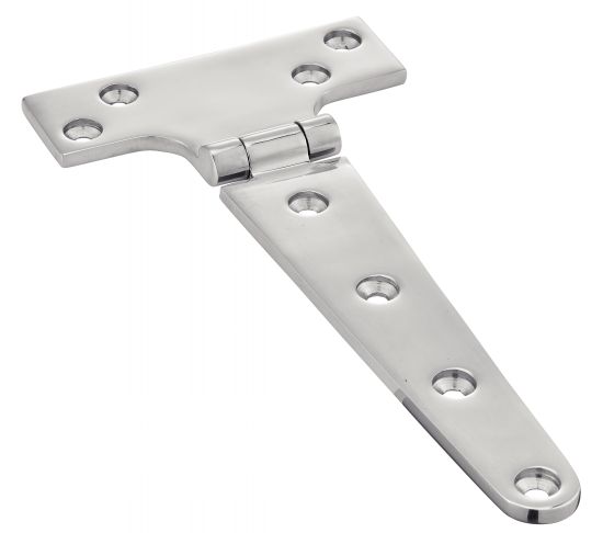 Charnière forgée polie - Type T - Inox A4 image