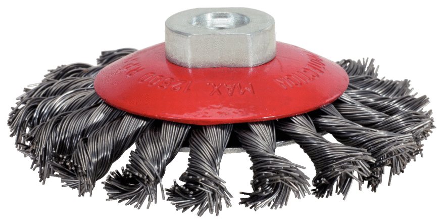 Brosse inox torsadé 0,5 mm, Ø 100 mm image