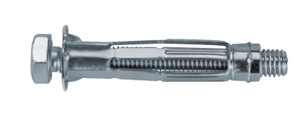 Cheville Molly métallique à expansion pour corps creux avec vis M8 image