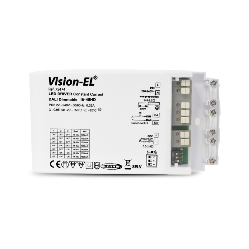 Alimentation électronique gradable Dali push image