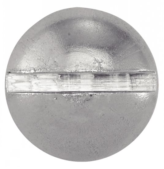 Vis à bois tête ronde fendue - Inox A4 image