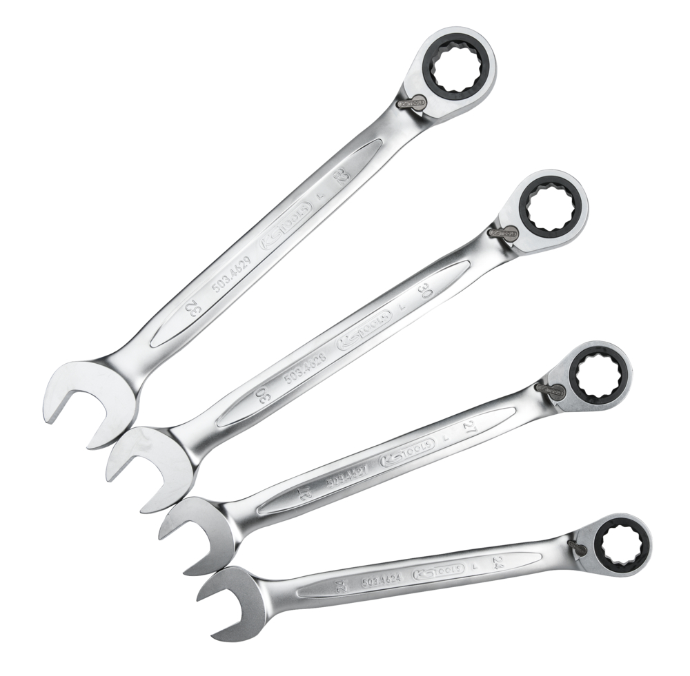 Jeu de clés mixtes à cliquet réversible spécial PL GEARplus® image