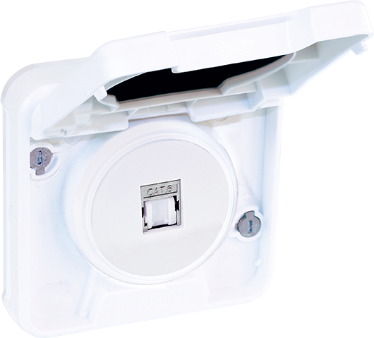 Prise RJ45 Cat6 Grade 1 composable IP55 - OXXO image