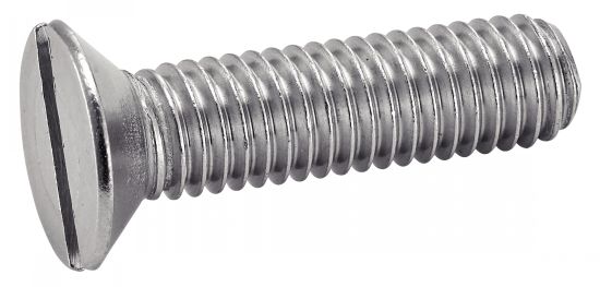 Vis à métaux tête fraisée fendue - Inox A2 image