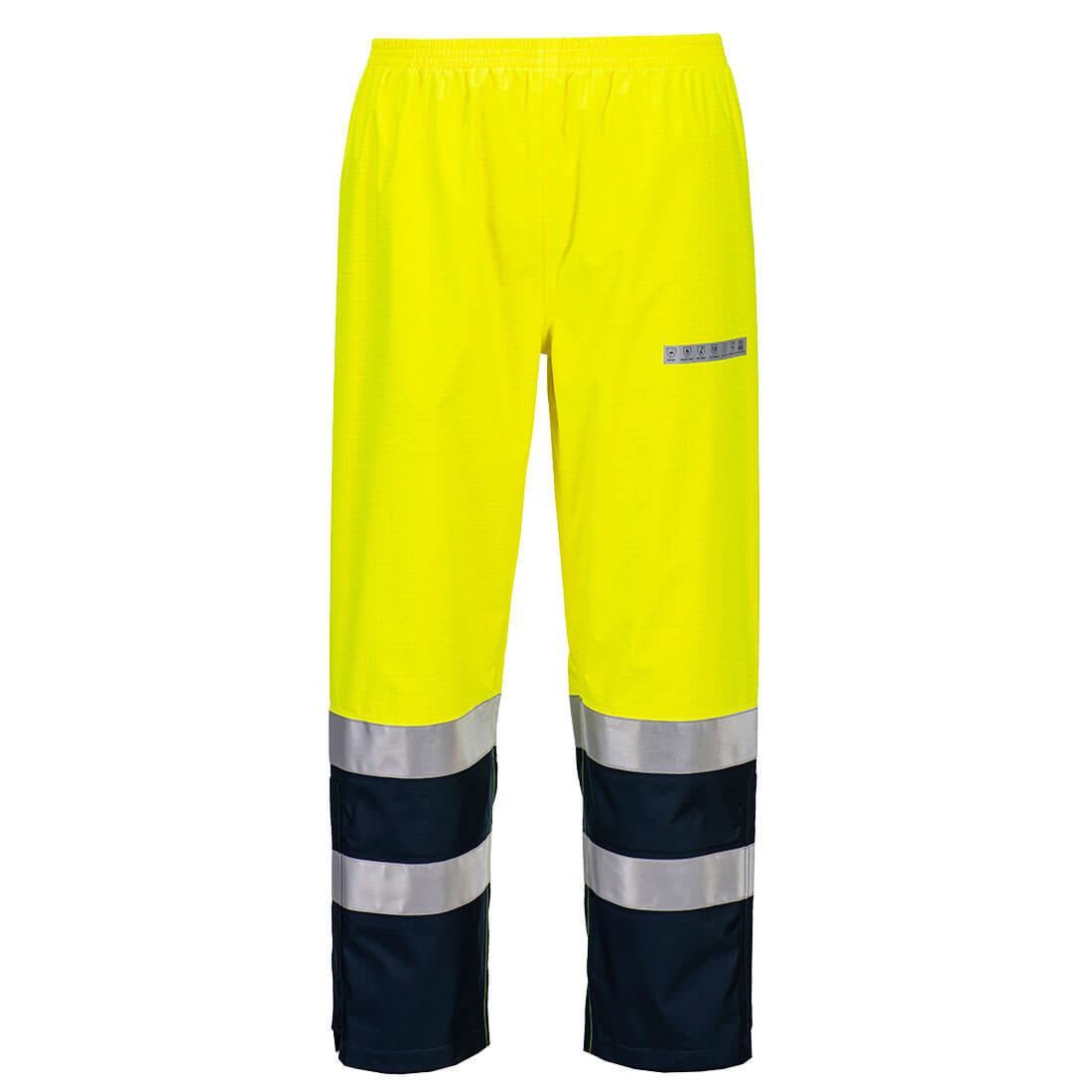 Pantalon Bizflame Rain+ Hi-Vis Arc Jaune/Marine image