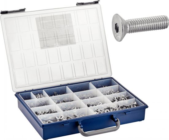 Coffret vis à métaux tête fraisée - Six pans creux image