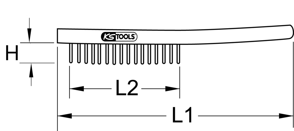 Brosses métalliques à manche long BRONZEplus image